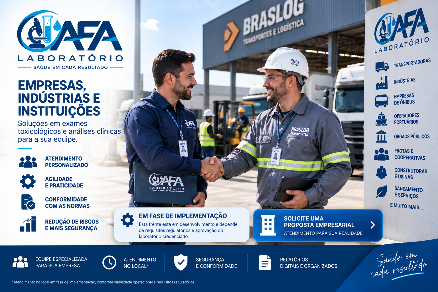 AFA Laboratório - empresas, indústrias e instituições